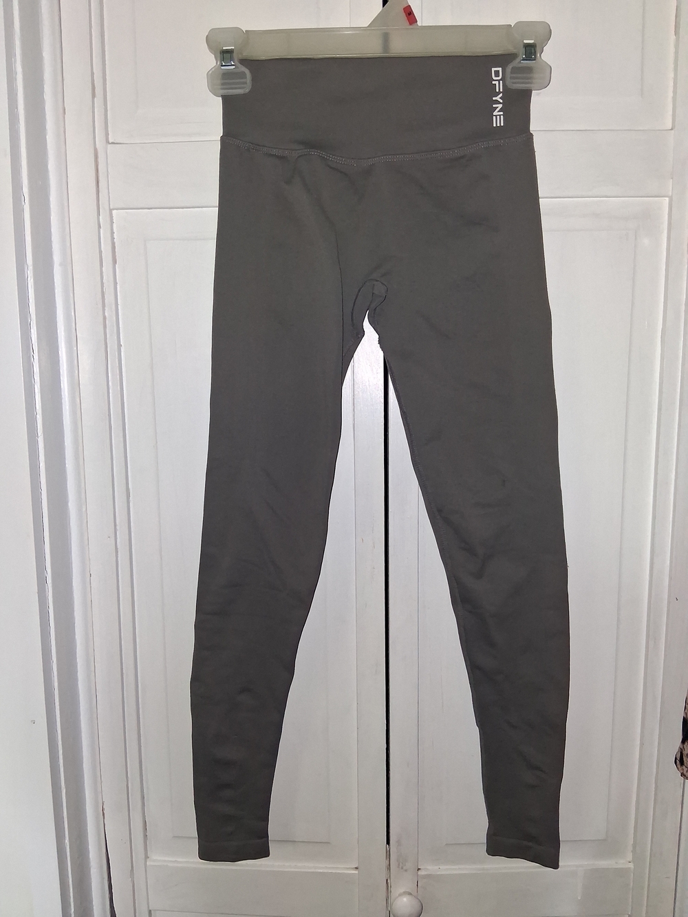 Women's High-Waist Gray Leggings
